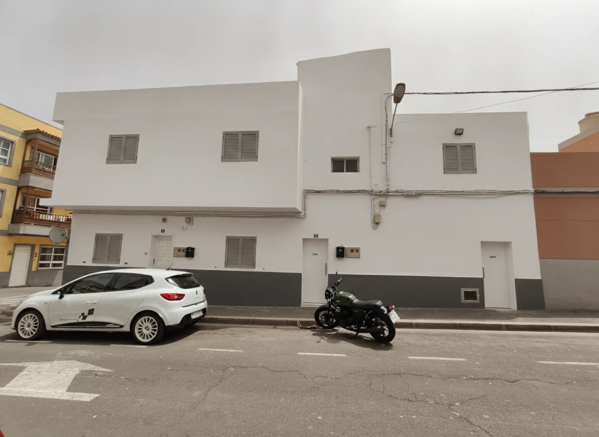 Renovierte Fassade auf Teneriffa